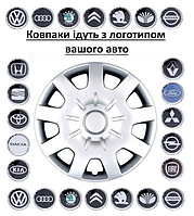 Автомобильные колпаки SKS 314 R15 к-т 4 шт. Колпаки на диски с логотипом авто