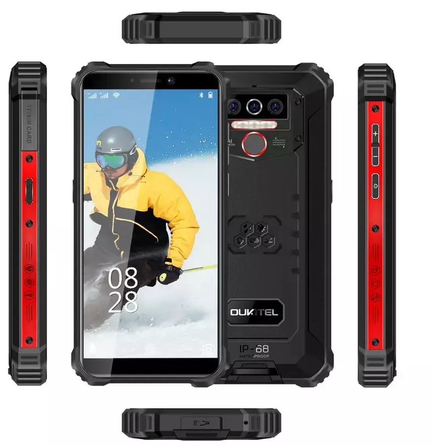 Смартфон Oukitel WP5 pro Black камера 13/5/2Мп 4/64 gb IP68 8000 мА·год, фото 1