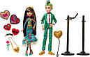 Monster High Cleo Deuce HKY85 Набір ляльок Монстер Хай Клео де Ніл і Д'юс Горгон День Святого Валентина, фото 3