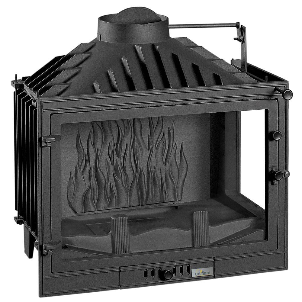 Камінна топка Uniflam 700 Standart з шибером + праве бокове скло, фото 1