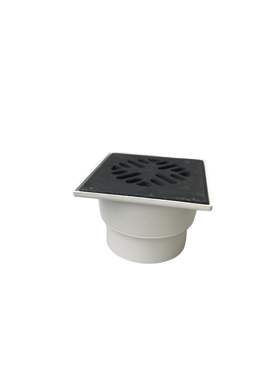 Трап з чавунною решіткою 150*150мм на 100 трубу з гідрозатвором, фото 1