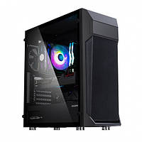 Корпус Zalman Z1 PLUS, без БП, 2xUSB3.0, 1xUSB2.0, 3x120мм, VGA 385мм, LCS ready, TG Side Panel, ATX, черный