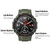 Смарт-годинник XIAOMI Amazfit T-Rex Army Green Smartwatch GLOBAL, фото 3