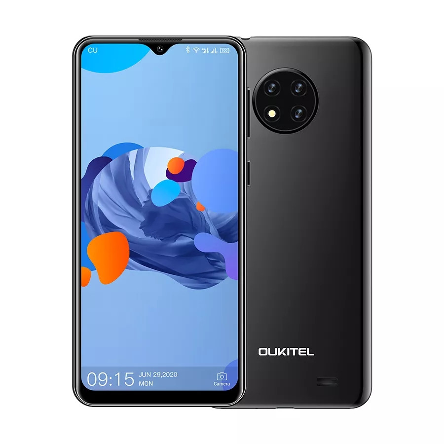 Смартфон OUKITEL C19 Black 4G 2\16Gb 8 ядер 4000 мА\чUSB Type-c And 10 + чехол