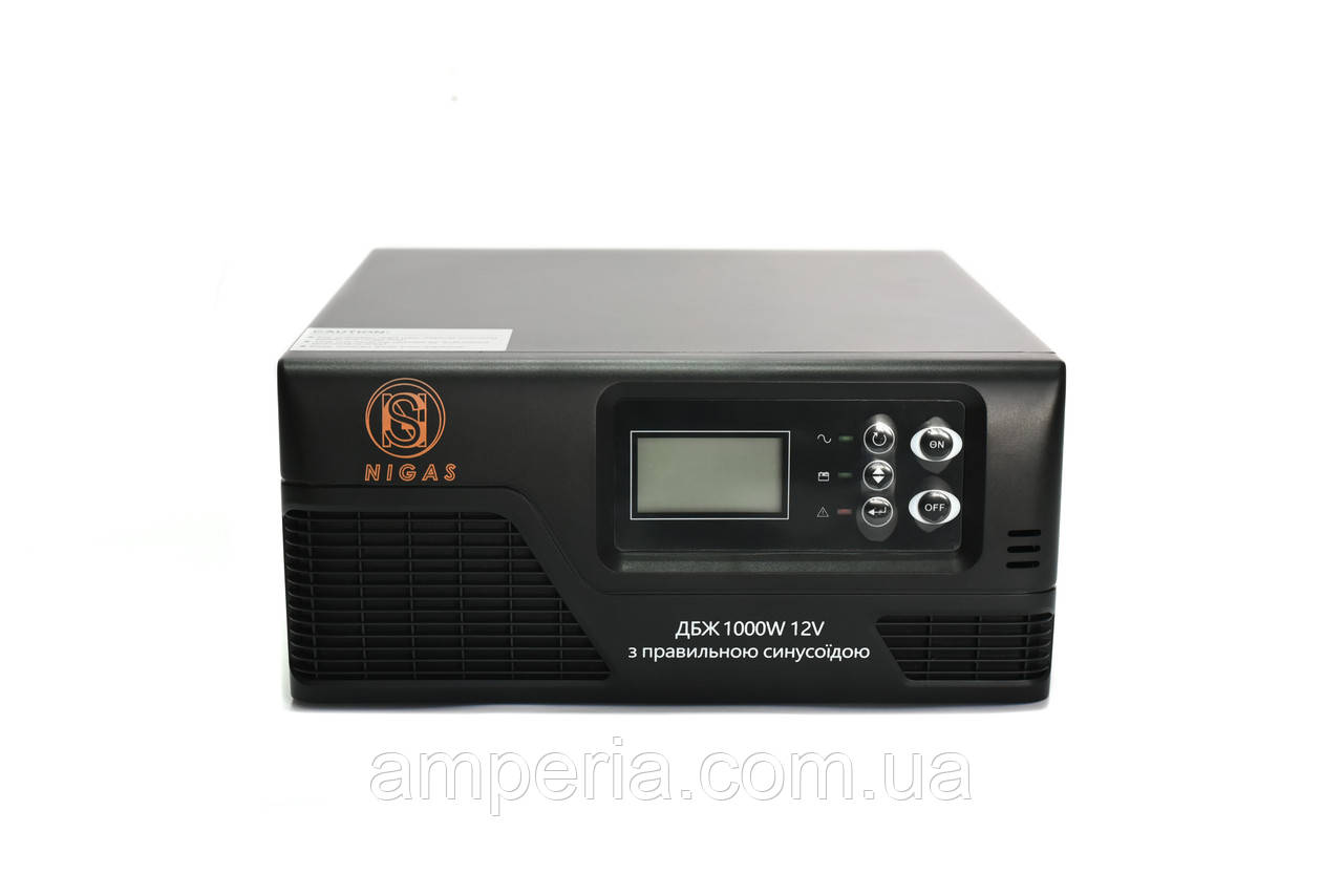 ДБЖ з правильною синусоїдою NGS-1012 12V 1000Вт NIGAS