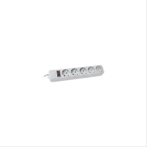 Мережевий фільтр 4.5 м Maxxter SPM5-G-15G 5 розеток сірий