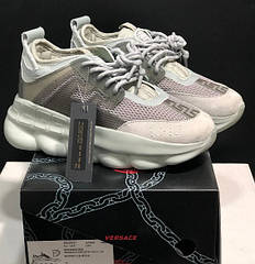 Eur36-45 зелені Версаче Versace Chain Reaction чоловічі та жіночі кросівки