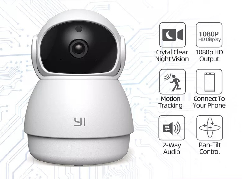 Купити IPкамера Xiaomi Yi Dome Guard Camera YRS.3521 360 градусів WI