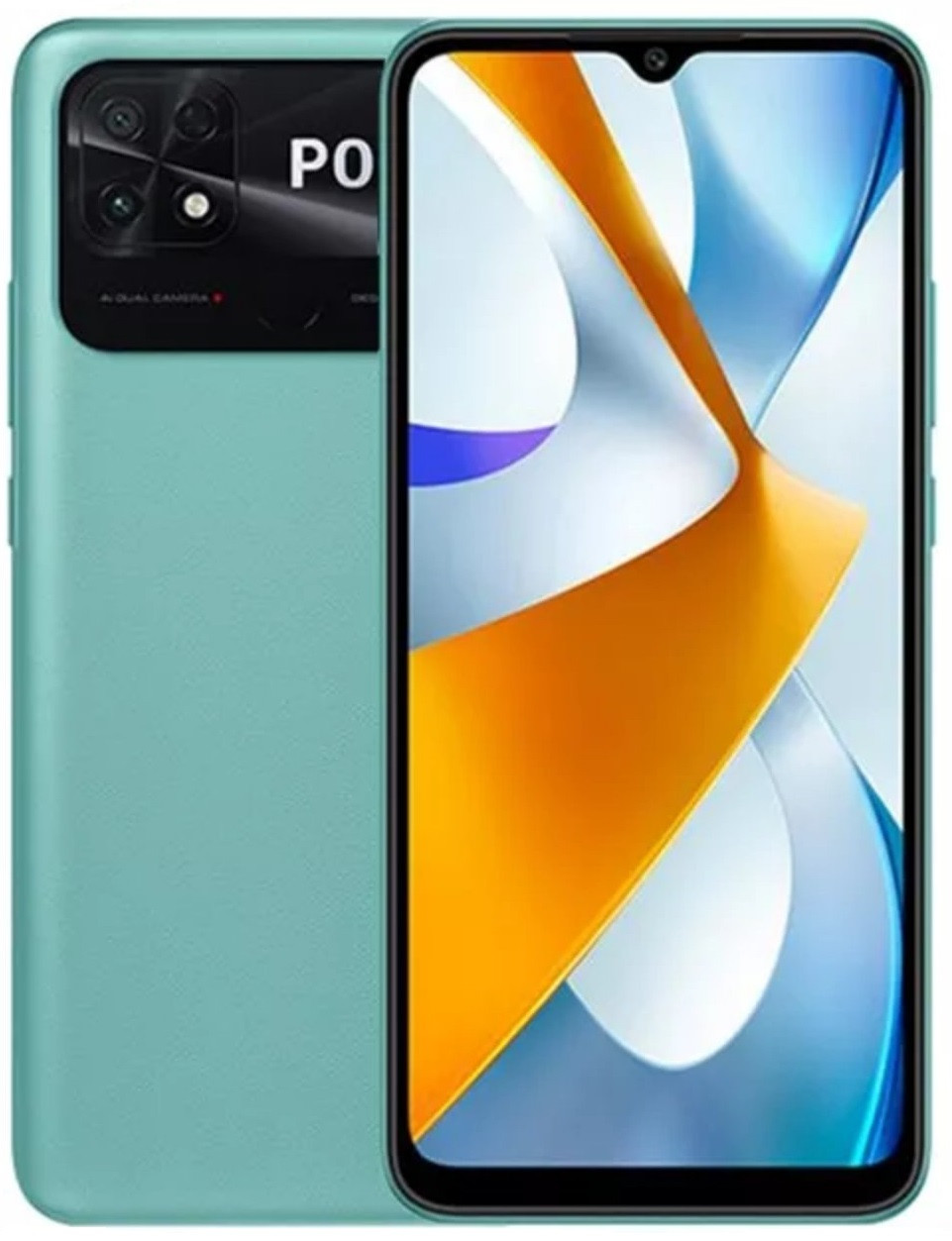 Смартфон Xiaomi POCO C40 Green 6000мАг 4/64GB, фото 1