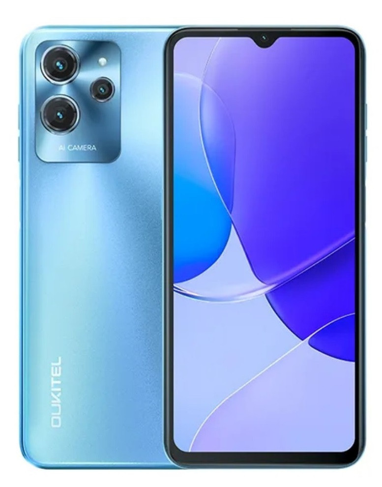 Смартфон Oukitel C32 Blue 8\128GB 5150mAh Type-C + чохол