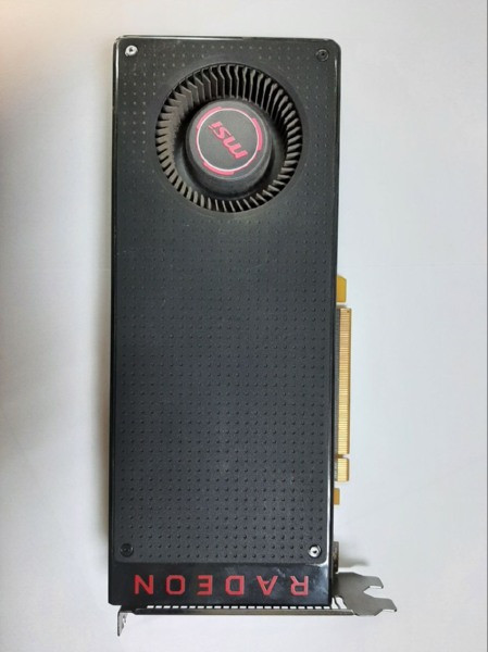 PCI-E, RADEON RX 580 8192Mb GDDR 5 MSI VCX б/у
