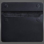 Шкіряний чохол-конверт на магнітах для Macbook 13 (темно-синій), фото 2