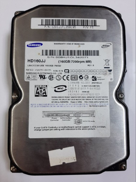 160Gb SATA б/у 20 стегон блоків, фото 1