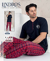 Костюм домашний мужской футболка и штаны (пижама) LINDROS 05208
