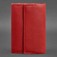 Шкіряний блокнот софт-бук 5.1 (червоний) A5, фото 3