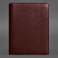 Шкіряний блокнот софт-бук 13.0 у м'якій обкладинці (бордовий) шкіра Krast, фото 3