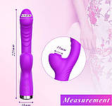 Вакуумний подвійний вібратор Double Sucker арт04, фото 3