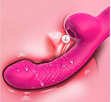 Вакуумний подвійний вібратор Double Sucker арт04, фото 4