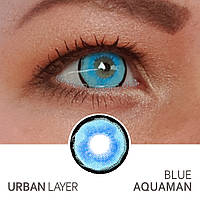 Контактные цветные линзы Urban Layer Aquaman Blue