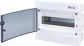 Щит ETI внутрішній розподільний ECМ 12PT  12 модулів прозорі дверцята 1101011