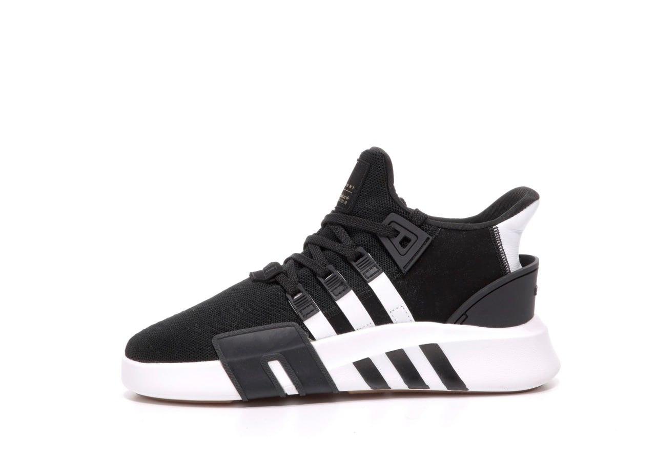 Кросівки чоловічі Adidas EQT ADV Black чорні текстильні стильні весна літо легкі В'єтнам