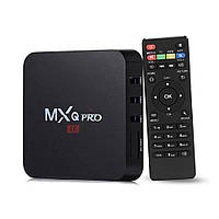 Смарт приставка для телевизора 4GB/32GB, MXQ PRO 4K / Андроид ТВ бокс / Смарт ТВ / Приставка ТВ / Медиаплеер