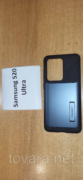 Чохол для телефона Samsung S20 Ultra Spigen Grey No 23130319