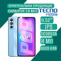 Смартфон Tecno Pop 5 LTE (BD4i) 3/32GB Dual Sim Ice Blue UA (Код товара:20702)