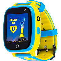 Детские смарт-часы AmiGo Glory GO001 Blue-Yellow [81814]