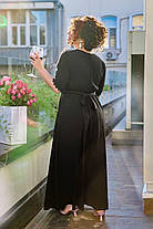 Сукня довга з поясом БАТАЛ, фото 4