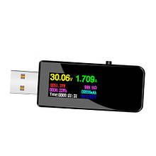 USB тестер 13в1 струму напруги мА·год Вт Втч D+ D-AtorchU96