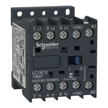 КОНТАКТОР TESYS K 3P 12A НВ ~220В ГВИНТ