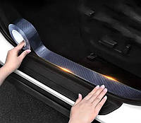 Пленка защитная от царапин K3D (силикон 1мм) Карбон Черный 5см*5м (на двери, пороги корпус авто)