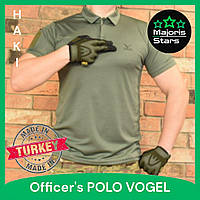 Військова футболка з коміром поло VOGEL CoolMax Олива L