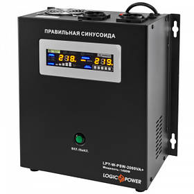 ДБЖ з правильною синусоїдою 24V LogicPower LPY-W-PSW-2000VA+ (1400Вт)10A/20A