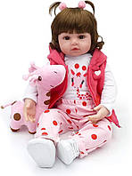 CHAREX Reborn Baby Dolls Toddler - Realisitc Reborn Girl 18-дюймовая кукла, взвешенная, реалистичная, с м