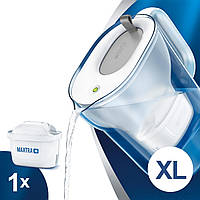 Brita Фільтр-глечик Style XL LED 3.6 л (2.3 л очищеної води), сірий
