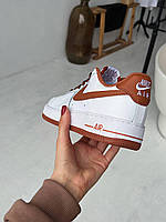Класне жіноче взуття Найк Аір Форс. Жіночі кросси Nike Air Force 1 Low Pecan., фото 3