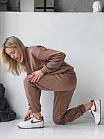Класне жіноче взуття Найк Аір Форс. Жіночі кросси Nike Air Force 1 Low Pecan., фото 4