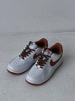 Класне жіноче взуття Найк Аір Форс. Жіночі кросси Nike Air Force 1 Low Pecan., фото 7