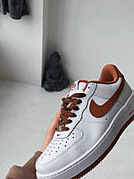 Класне жіноче взуття Найк Аір Форс. Жіночі кросси Nike Air Force 1 Low Pecan., фото 10