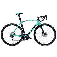 Велосипед BIANCHI Road Oltre XR.3 CV Ultegra DI2 11s Disc 50/34 R418 Celeste Размер рамы 50