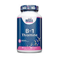 Витамины и минералы Haya Labs Vitamin B1 50 mg, 100 таблеток