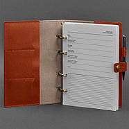 Шкіряний блокнот cофт-бук 9.0 в м'якій обкладинці (світло-коричневий), фото 2