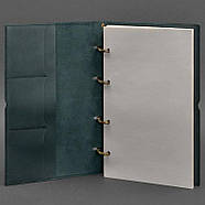 Шкіряний блокнот cофт-бук 9.0 у м'якій обкладинці (зелений), фото 2