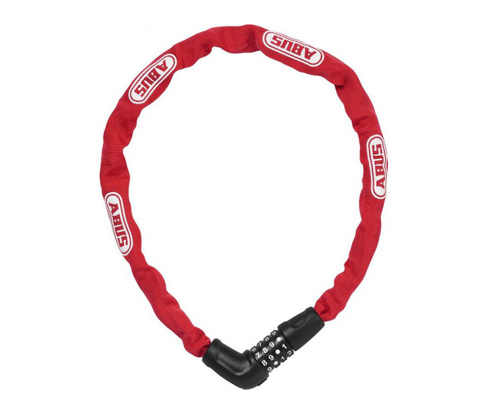 Велозамок ABUS 5805C/75 Steel-O-Chain Red, фото 2