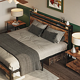 Ліжко двоспальне "Заріна" у стилі Лофт, фото 3