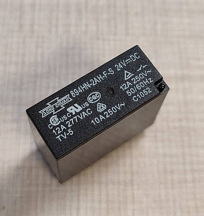 Реле 894H-2AH1-F-S-24VDC 894H-2AH1-U04 MSONG CHUAN, фото 1