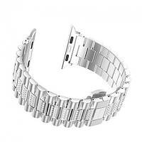 Браслет для Apple Watch 1/2/3/4 HOCO Shining Steel Watch Strap WB08 |38/40mm| silver