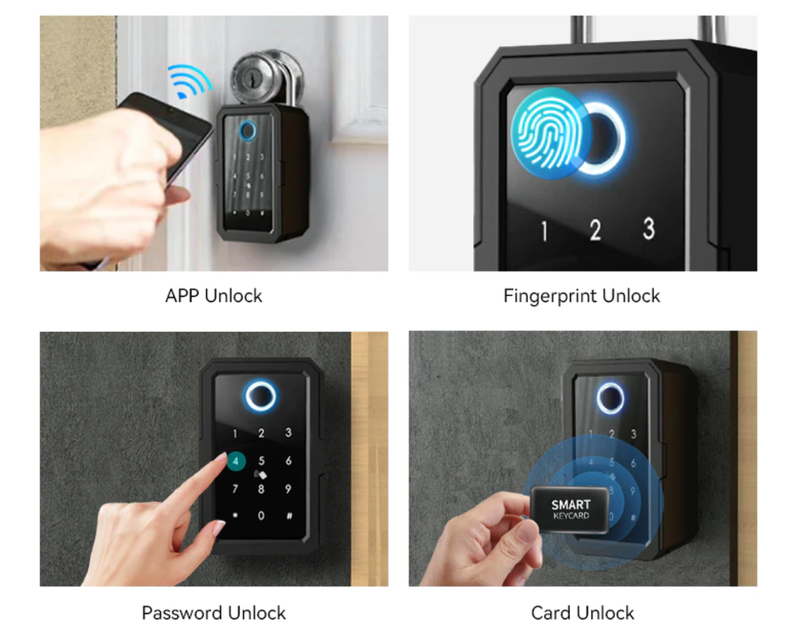 Електронний міні сейф TTLOCK KEY-BOX Mini (Китай) купить по